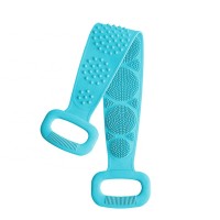 Silicone Bath Body Brush Strap Exfoliating Soft Long Silicone Bath Belt Massage Brush